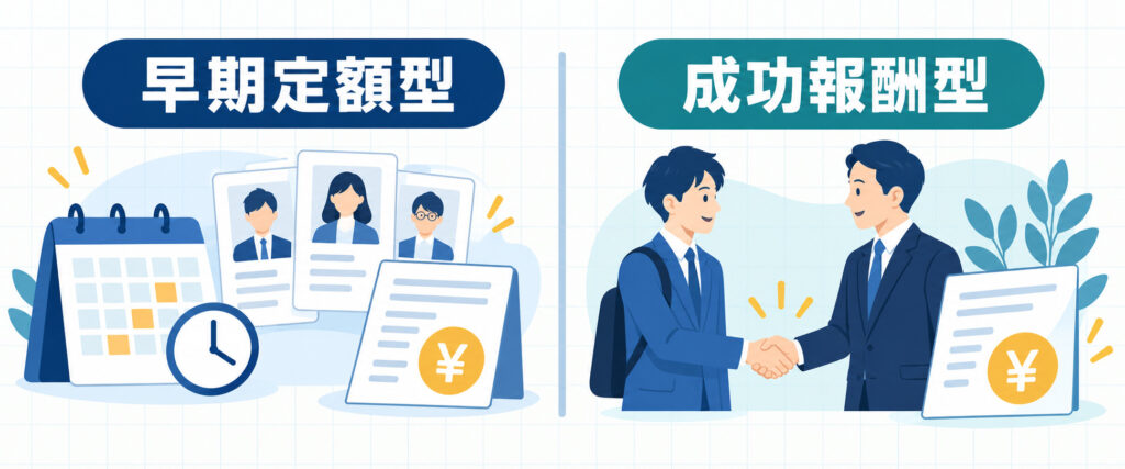 OfferBoxの早期定額型と成功報酬型の料金プラン