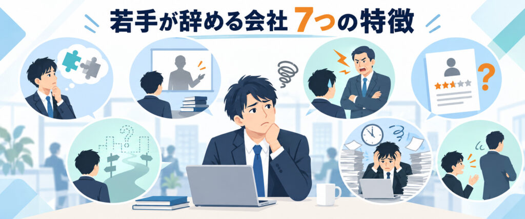 若手が辞める会社に共通する7つの特徴