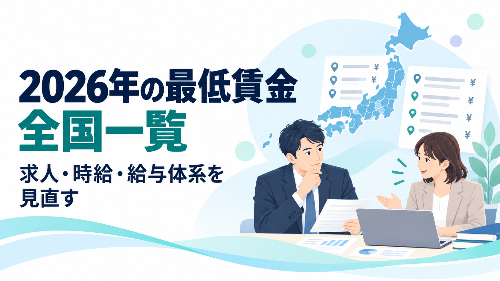 2026年の最低賃金改定に合わせて求人・時給・給与体系を見直す